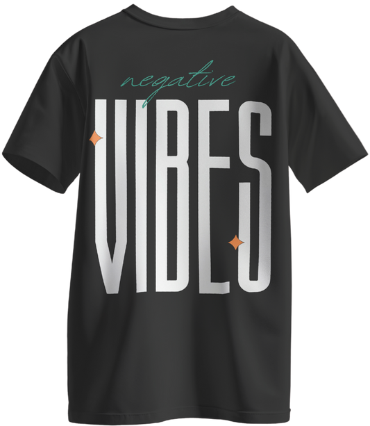 Negative vibes oversized T-shirt