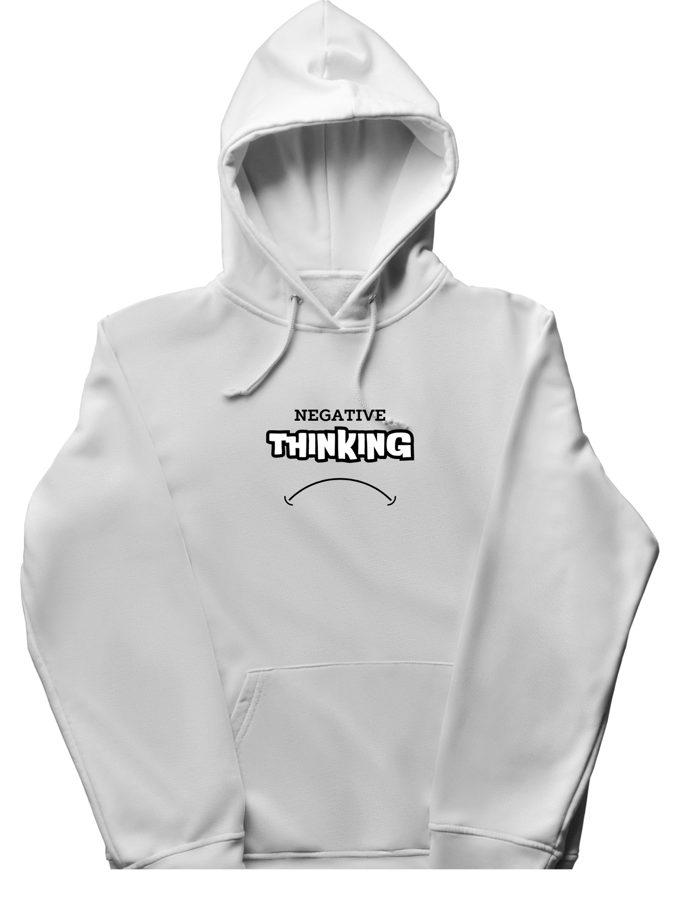 Thinking printed hoodie