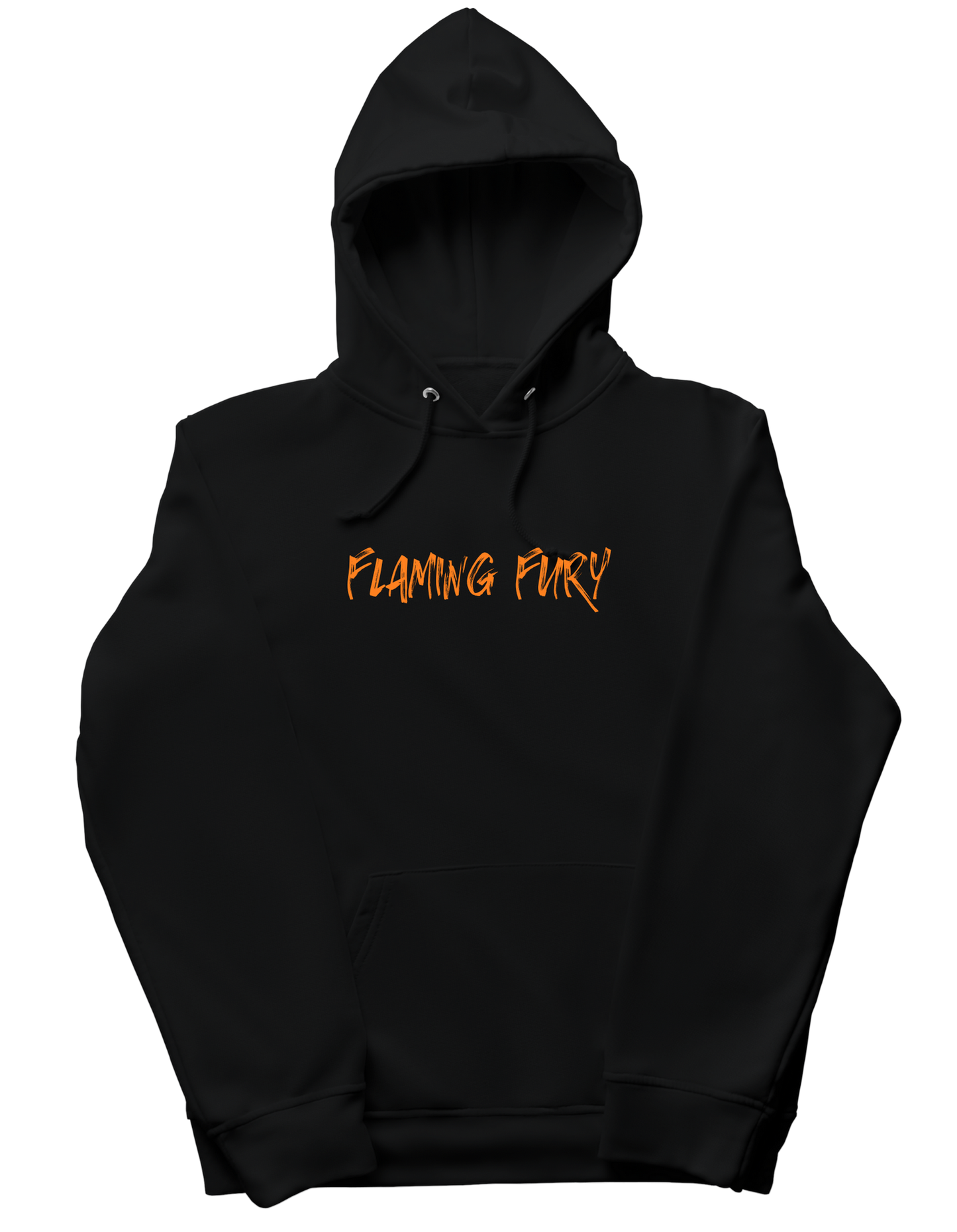 Flaming Fury printed hoodie