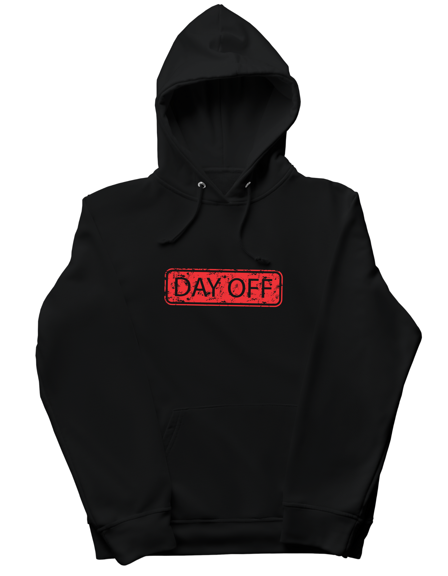 Day off printed hoodie