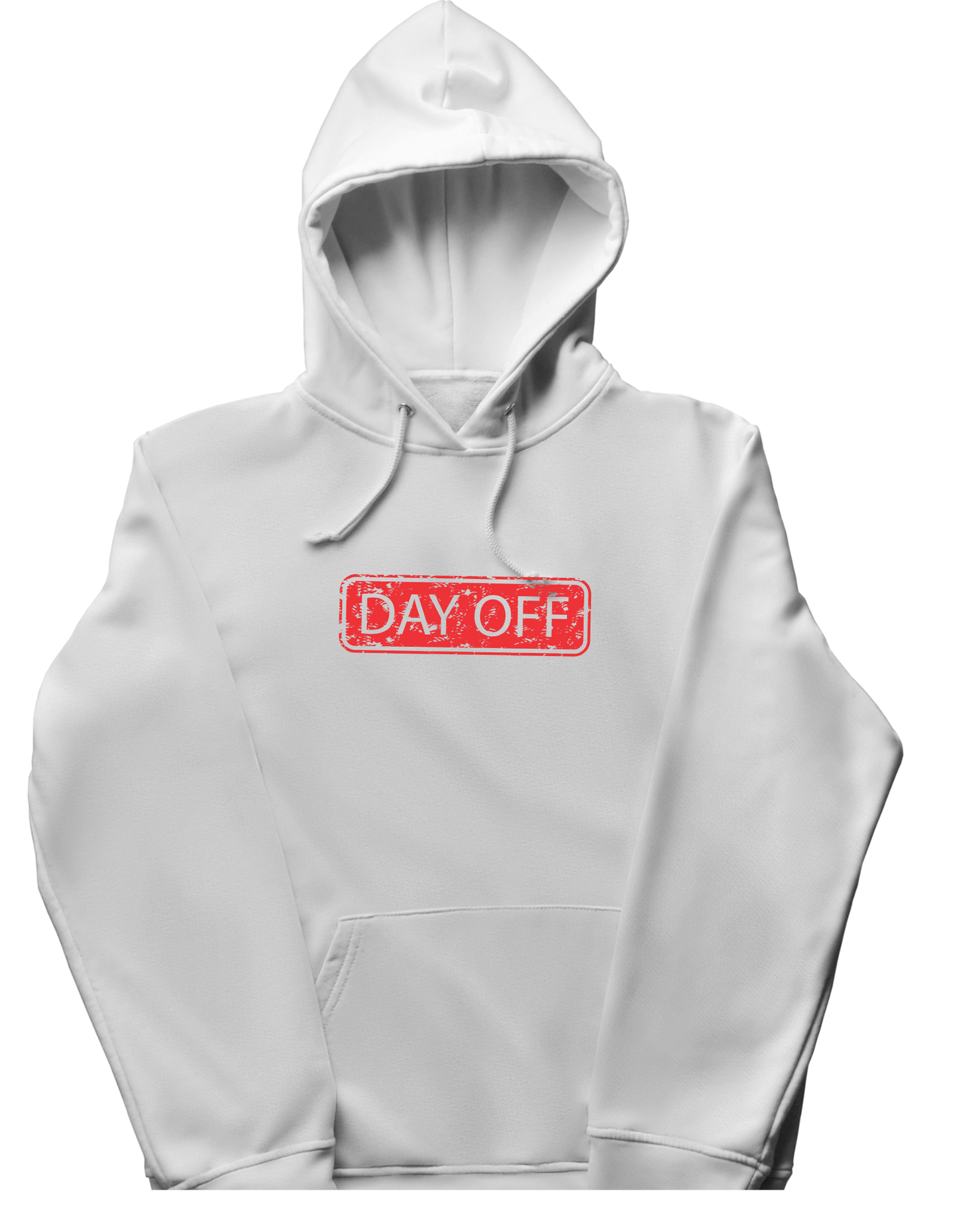 Day off printed hoodie