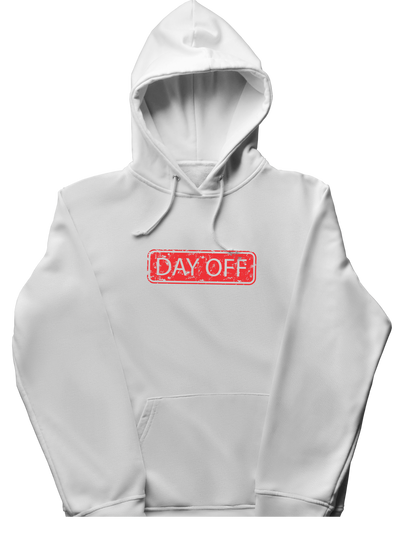 Day off printed hoodie