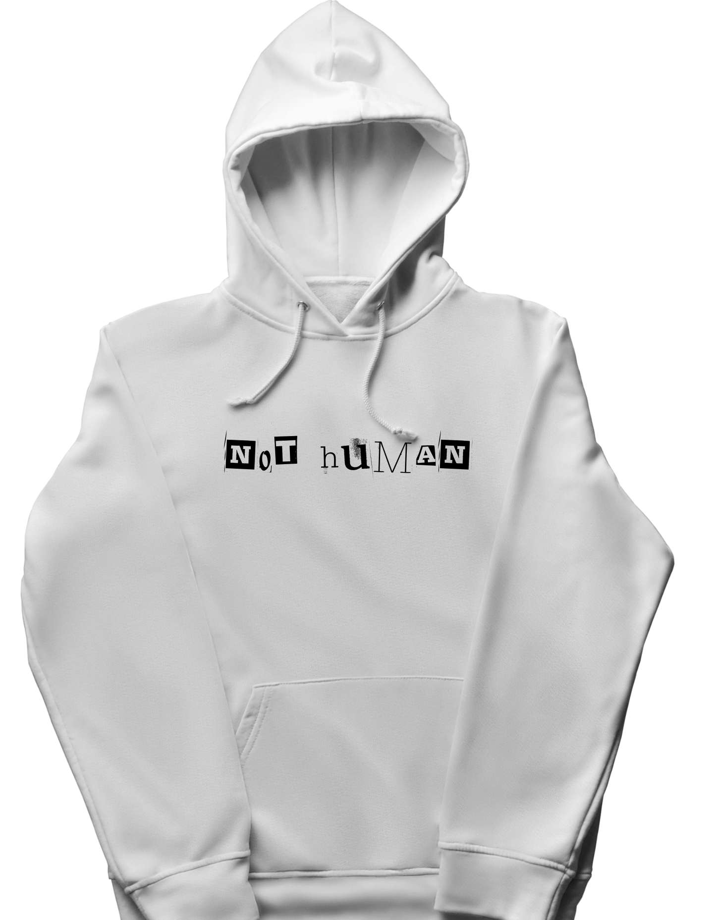 Human printed hoodie