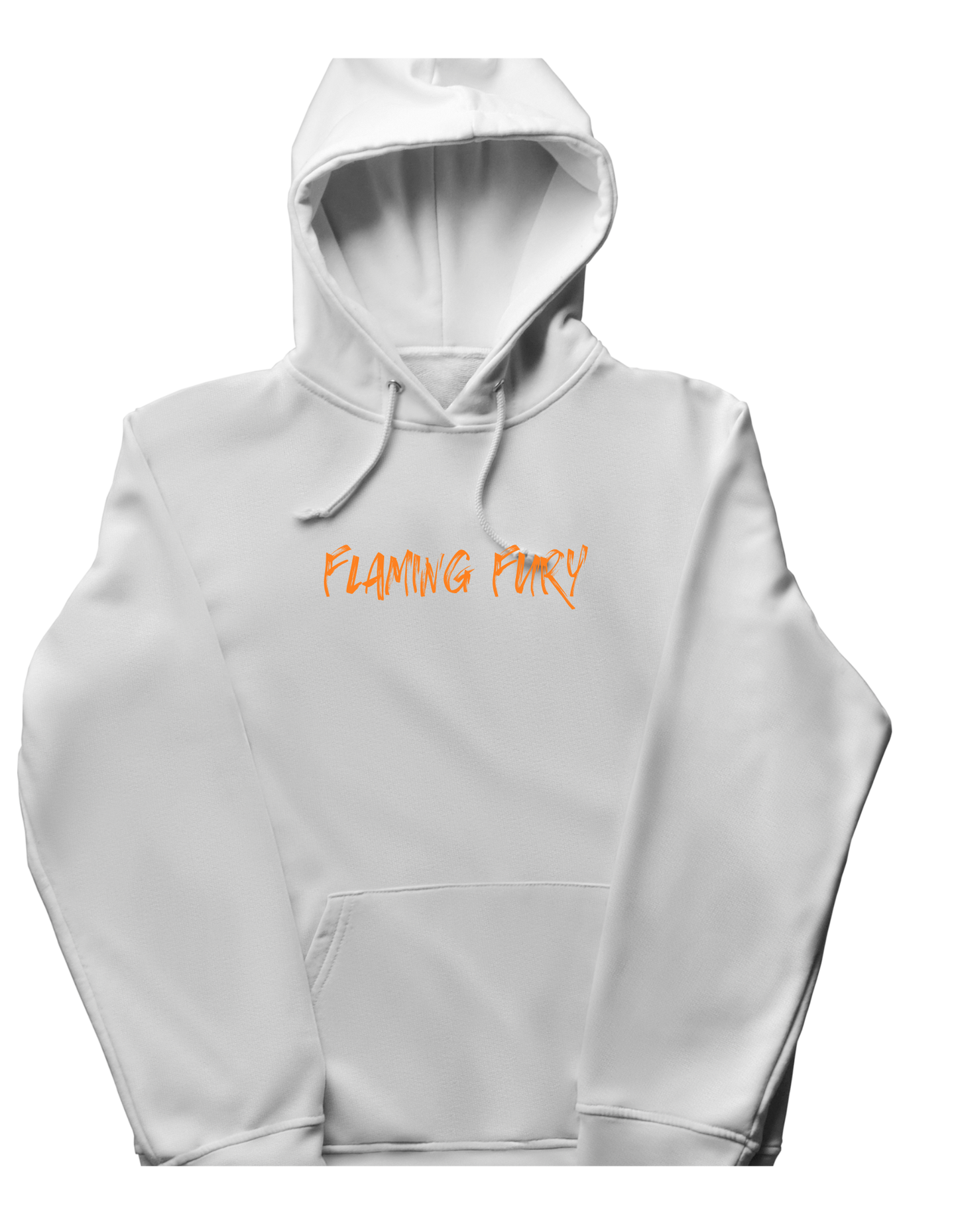 Flaming Fury printed hoodie