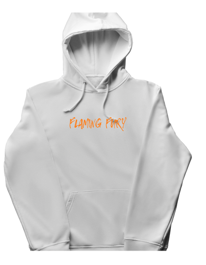 Flaming Fury printed hoodie