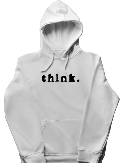 Think printed hoodie