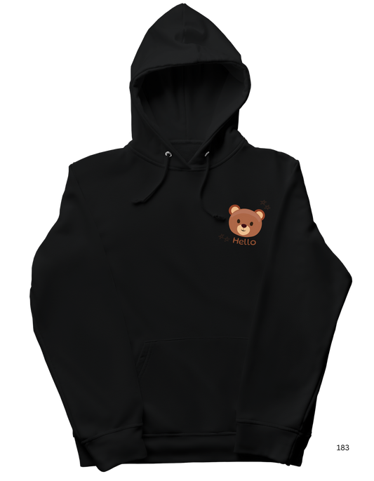 Teddy printed hoodie