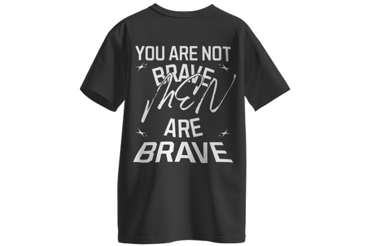 Men are brave Unisex Oversized T-shirt