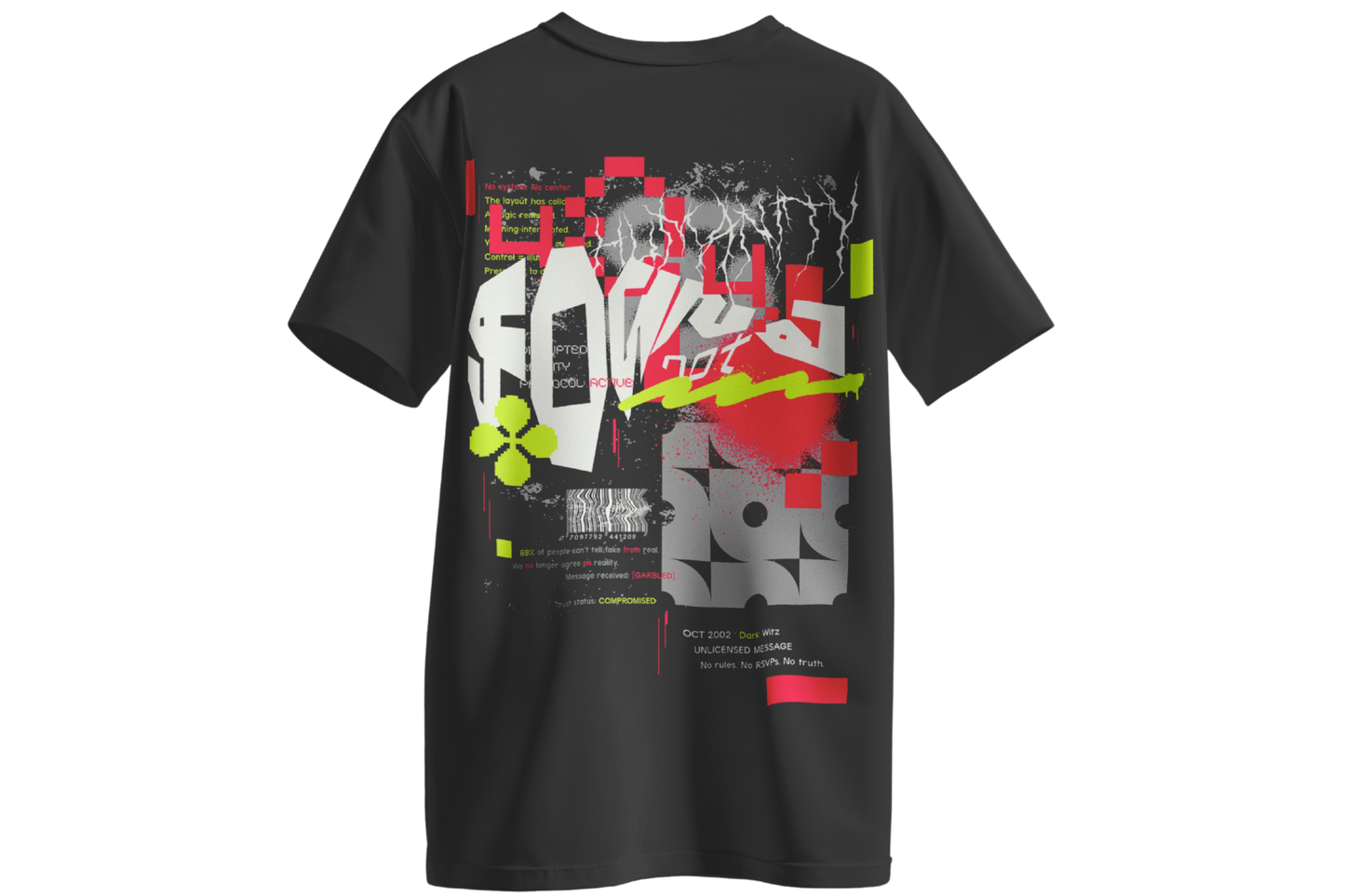 Humanity not found Unisex Oversized T-shirt