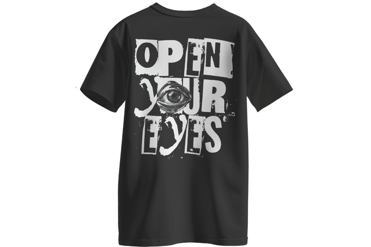 Open your eyes Unisex Oversized T-shirt