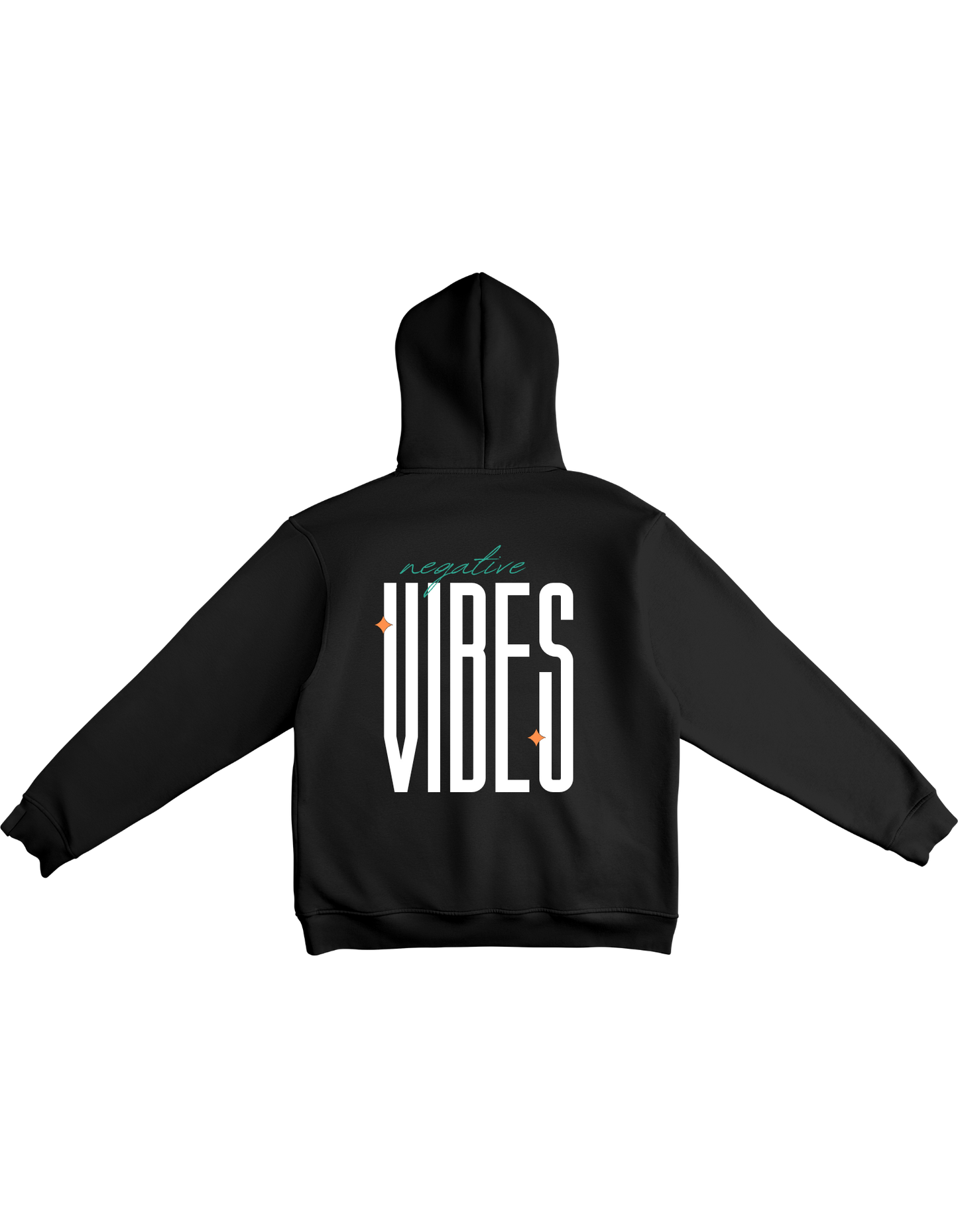 Vibes printed hoodie