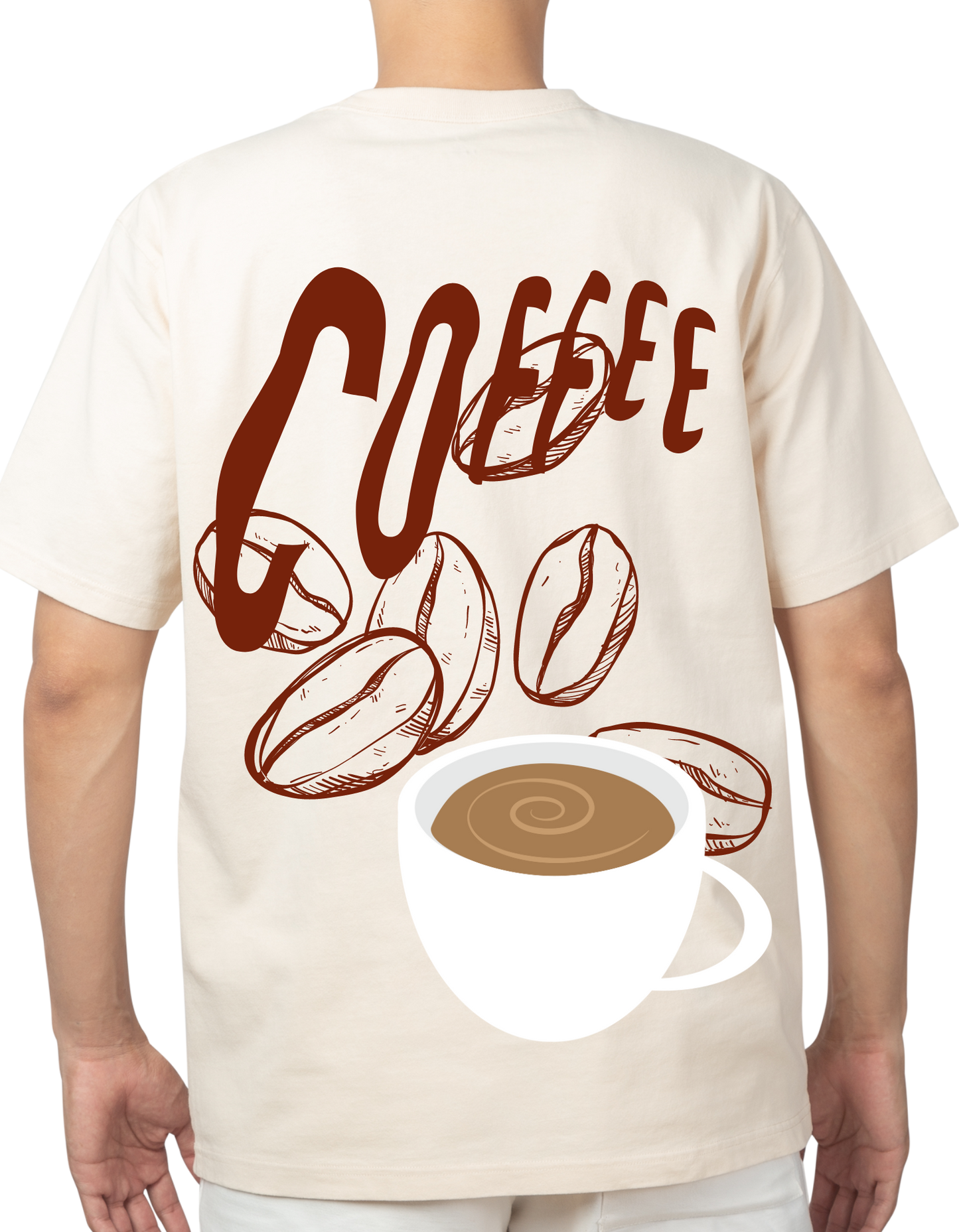 Coffee Unisex Oversized T-shirt