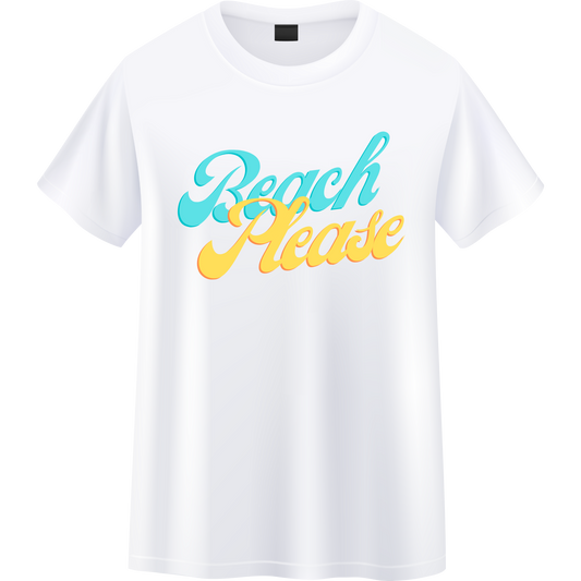 Beach please Unisex T-shirt