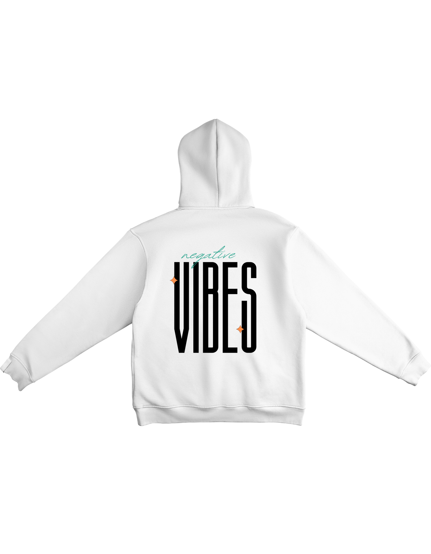 Vibes printed hoodie