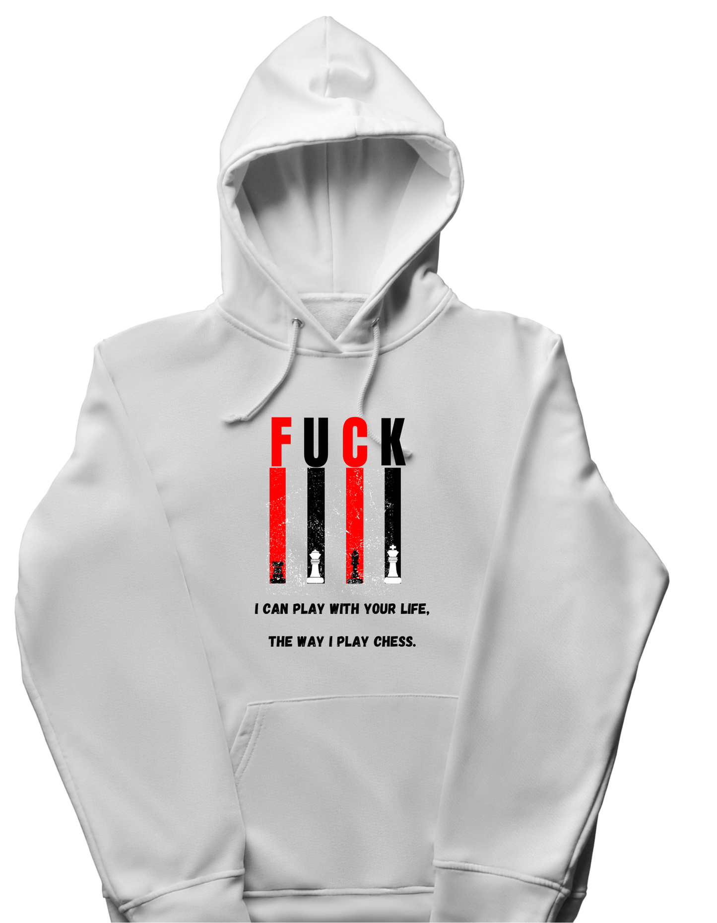 Fuck printed hoodie