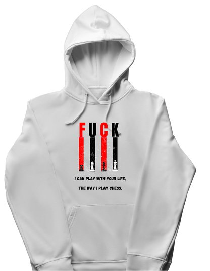 Fuck printed hoodie