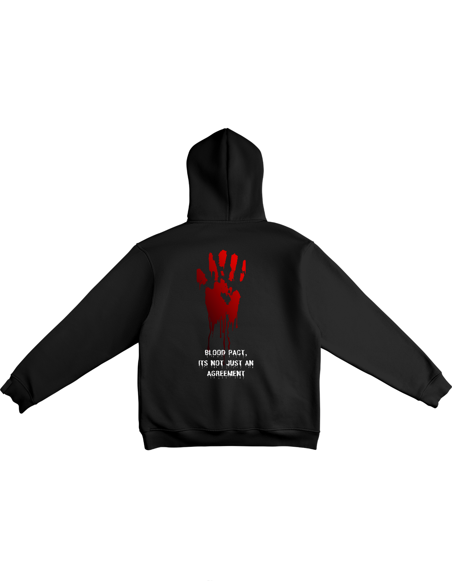 Blood pact printed hoodie