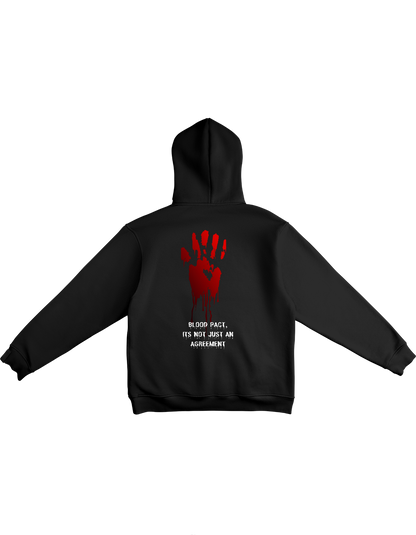 Blood pact printed hoodie