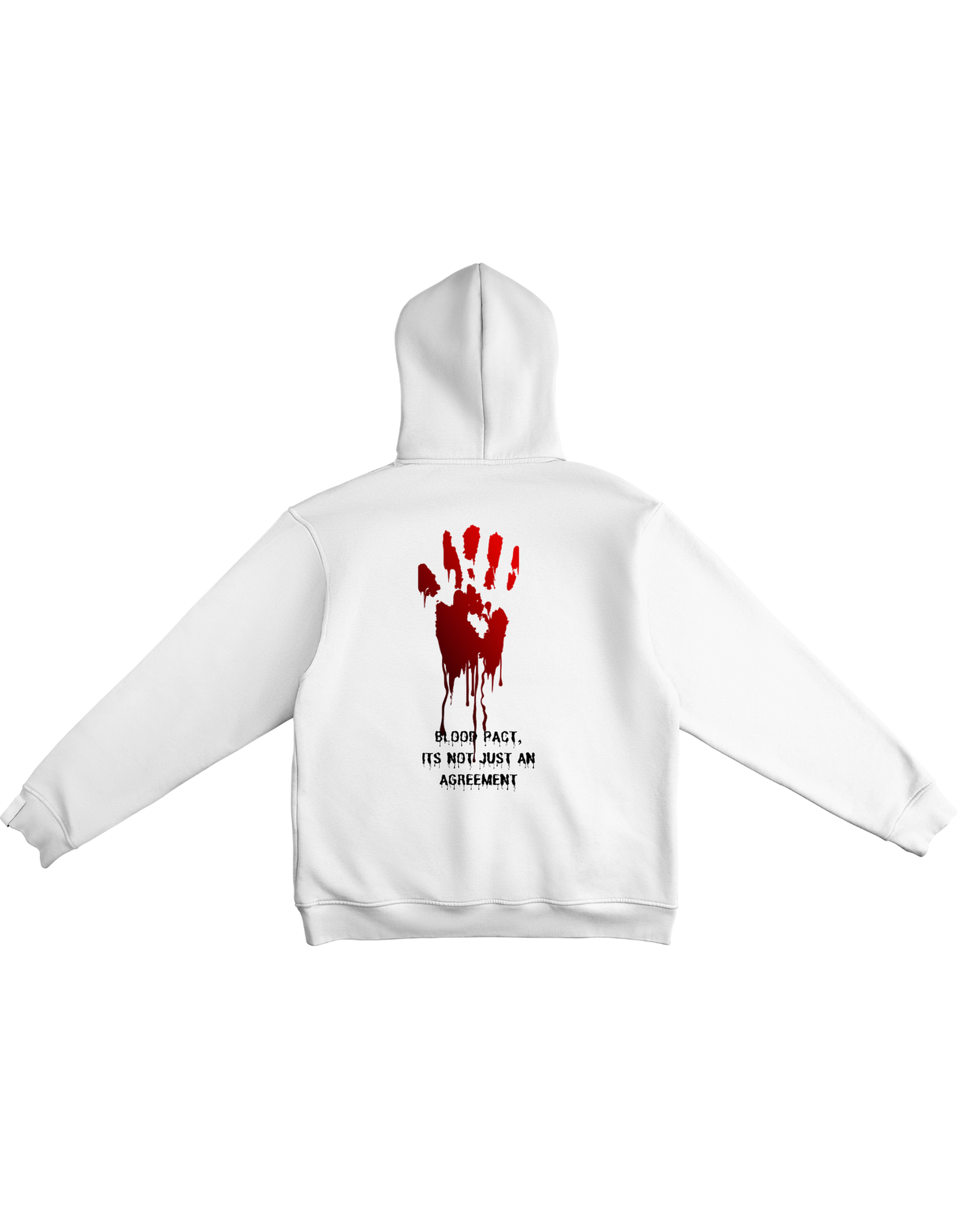 Blood pact printed hoodie