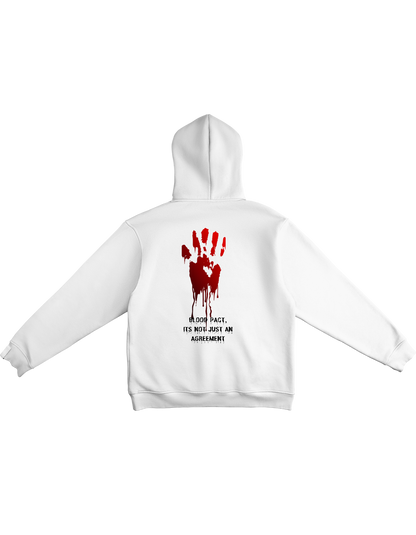 Blood pact printed hoodie