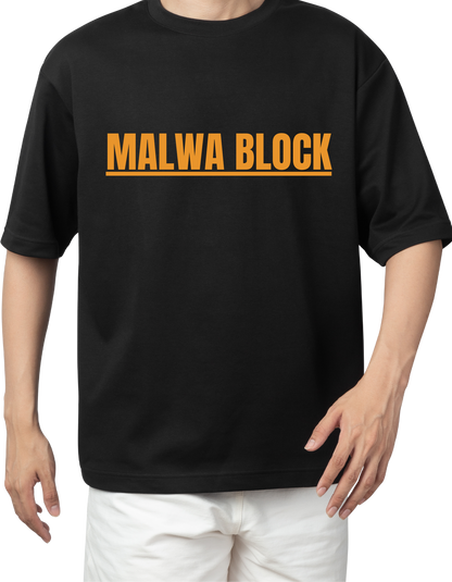 Malwa block Oversized unisex T-shirt