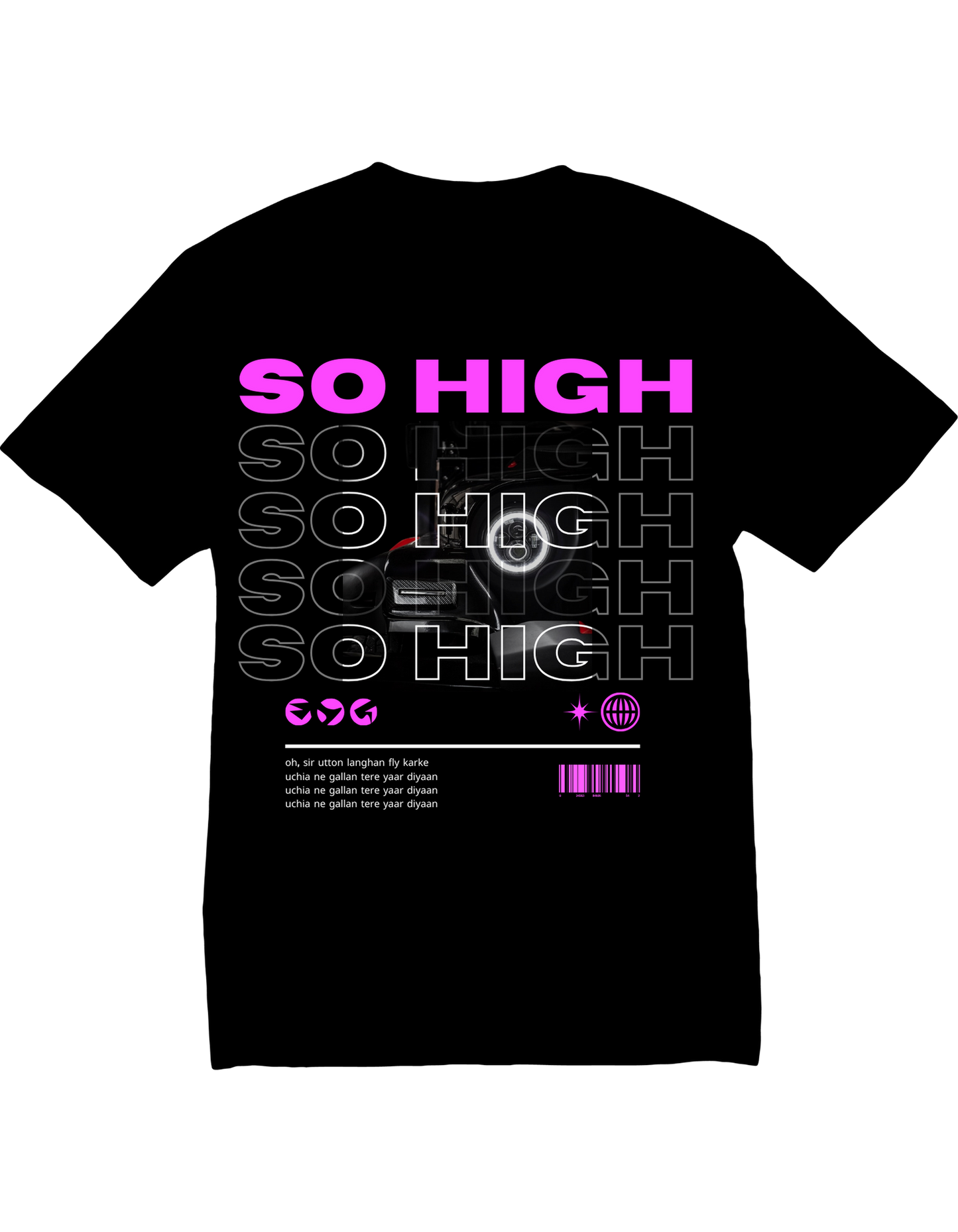 So high unisex Regular sized T-shirt