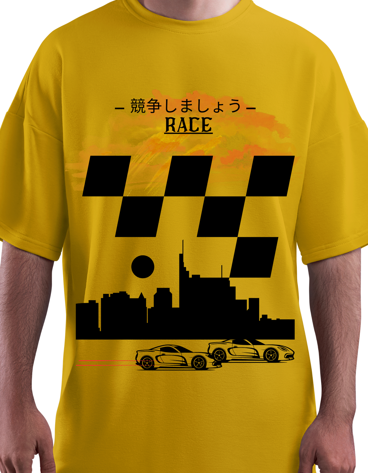 Race Oversized unisex T-shirt