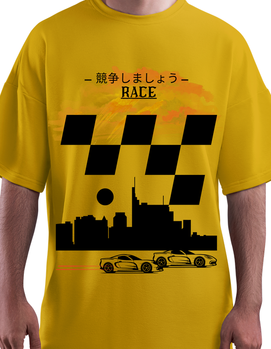 Race Oversized unisex T-shirt