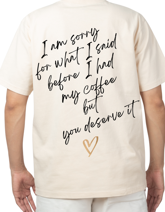 Deserve Oversized unisex T-shirt